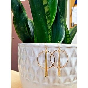 Modern Geometric Dangle Earrings